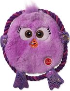 Hračka Dog Fantasy Monsters kura šuštiace s povrazom fialové 18cm