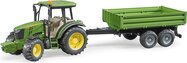 Bruder 02108 Tracteur John Deere 5115 M avec remorque