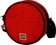 LEGO Brick Dots Red - bolso bandolera redondo