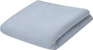Musselin Babydecke New Baby 70x100 cm grau