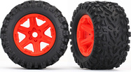 Traxxas kolo 3.8", disk oranžový, pneu Talon EXT (pár)