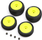 Losi kolesá s pneumatikami žltý disk (4): Micro-B