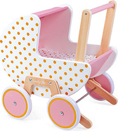 Janod Kinderwagen aus Holz für Candy Chic Puppen