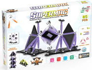 SUPERMAG magnetická stavebnica Technicolor 85ks