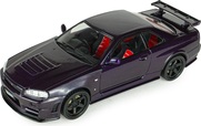 1:43 NISSAN SKYLINE GT-R (R34) Z-TUNE MITTERNACHTSLILA