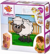 Kocky s obrázkami zvieratiek z farmy