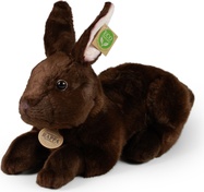Plyšový králik hnedý ležiaci 36 cm ECO-FRIENDLY