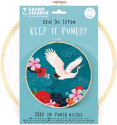 GRAINE CREATIVE Sada punch needle Žeriav