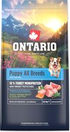 Krmivo Ontario Puppy All Breeds Monoprotein Turkey &amp; Sweet Potatoes 6,5kg