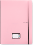 Zošit PP Oxybook, na gumičku, formát A4, 40 listov - PASTELINI ružový