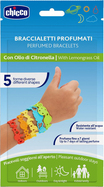 CHICCO Pulseras de silicona perfumadas 5 uds