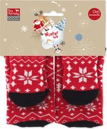 Ponožky Dog Fantasy Winter Tale Vianočné pre pána i maznáčika, 36cm a 11cm