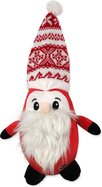 Hračka Dog Fantasy Winter Tale Santa s čapicou, pískací 40cm