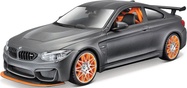 Maisto - BMW M4 GTS, matné kovovo šedé, assembly line, 1:24