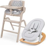 Set židlička Inspira 2 + novorozenecký set + houpací základna, Cookie Beige