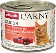 Konzerva Animonda Carny senior hovädzie a morčacie srdce 200g