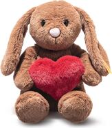 STEIFF Friends Hoppie rabbit – Love, brown plyšová hračka