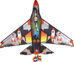 Cerf-volant avion en nylon 150x113cm dans un sac en tissu 11x113x2cm