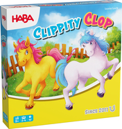 Haba Joc de societate pentru copii Clippity Clop Hop-Hop căluț de la 3 ani