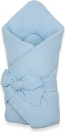 Mušelínová šnurovacia zavinovačka New Baby blue