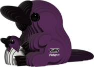 EUGY Ornitorinco 3D puzzle di cartone