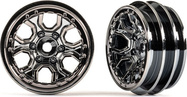 Traxxas disk 1.0" spoke čierny chróm (2)