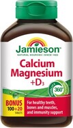 Jamieson Calcio, magnesio con vitamina D3 120 tabletas