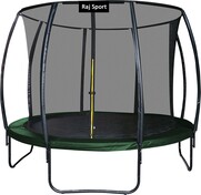 Raj Sport Trampoline 6FT - 183cm avec filet intérieur + échelle - Vert Foncé
