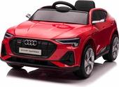 Elektrické autíčko Audi E-tron Sportback 12V, červené, široké jednomiestne sedadlo