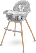 Jedálenská stolička Baby Mix Freja wooden dark grey