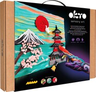 OKTO Výtvarná sada Malování hmotou Japonsko 30x40 cm
