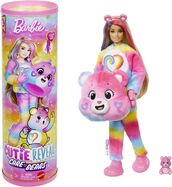 Barbie Cutie Reveal Barbie und fürsorglicher Bär Serie 2 - rosa