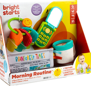 BRIGHT STARTS Set regalo per lo sviluppo sensoriale Morning Routine™, 3m+