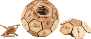 EscapeWelt Drevený hlavolam Quest Ball