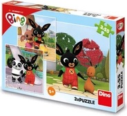 Puzzle Bing sa hrá 3x55 dielikov