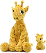 PTIPOTOS Plüschgiraffe Loncou senfgelb – Mama mit Baby