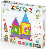 SUPERMAG magnetická stavebnica House 55ks