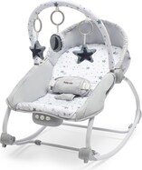 Multifunkčné hojdacie lehátko pre miminko Baby Mix hviezdičky zelené
