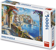 Puzzle Stredomorské mestečko 1000 dielikov