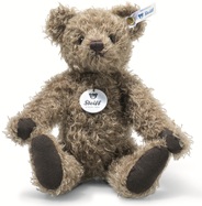 STEIFF OE Howie Teddy bear, tmavě hnědý sběratelský předmět