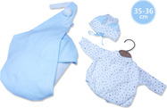 Llorens M635-65 oblečenie pre bábiku  NEW BORN veľkosti 35-36 cm