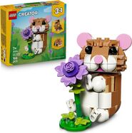 LEGO® Creator 3 v 1 31376 Roztomilý škrečok s kvetinou