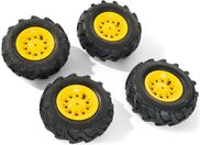 Rollytoys Nafukovacie pneumatiky na traktory Farmtrac Premium - žlté