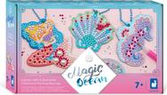 Janod Atelier Midi Kreatívna sada Trblietavé obrázky s kryštálikmi Magický oceán