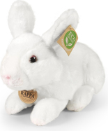 Plyšový králik biely ležiaci, 23 cm ECO-FRIENDLY