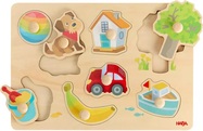 Haba Holzpuzzle mit Griff Erste Wörter