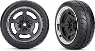 Traxxas koleso 1.9", disk chómovaný, pneu Reponse (predné) (2)