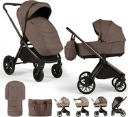 ADAMEX Passeggino combinato Bianco 11 New Chocolate Fango