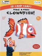 Fiesta Crafts Kreativ-Set 3D-Maske Clown mit Brille
