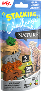 Haba Joc dinamic și distractiv Stacking Challenge NATURE 5 figurine 300 provocări